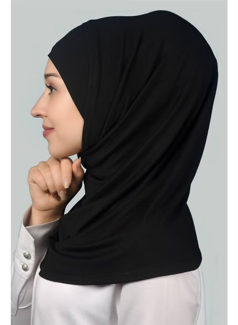 Altobeh Ready-made Hijab Practical Scarf Hijab Hijab - Prayer Cover - Black - Image 2